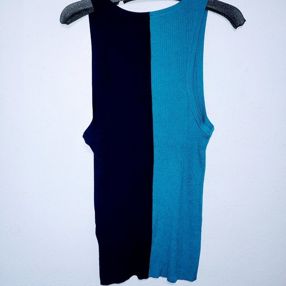 Trina Turk Racerback Ribbed Stretch Tank Top Idyllwild Tank Racerback Size XXL - Picture 2 of 6